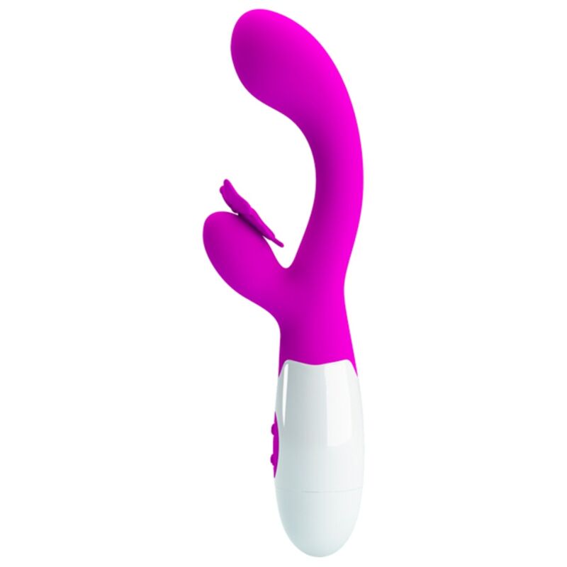 PRETTY LOVE - BUTTERFLY KISS VIBRADOR RABBIT 30 FUNCIONES MORADO - Imagen 11