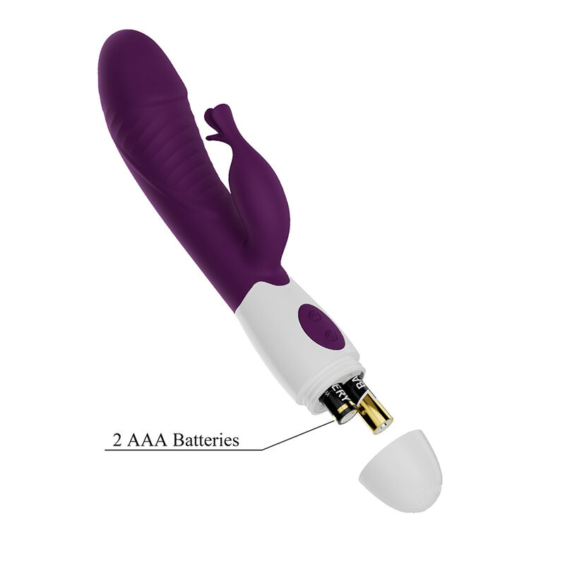 PRETTY LOVE - ROGUE MUSE VIBRADOR RABBIT 30 FUNCIONES MORADO - Imagen 5