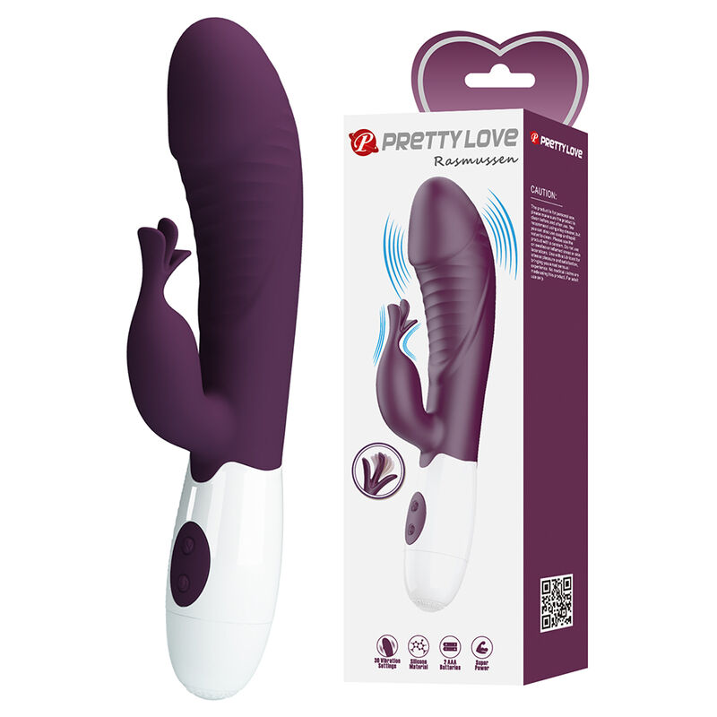 PRETTY LOVE - ROGUE MUSE VIBRADOR RABBIT 30 FUNCIONES MORADO - Imagen 7