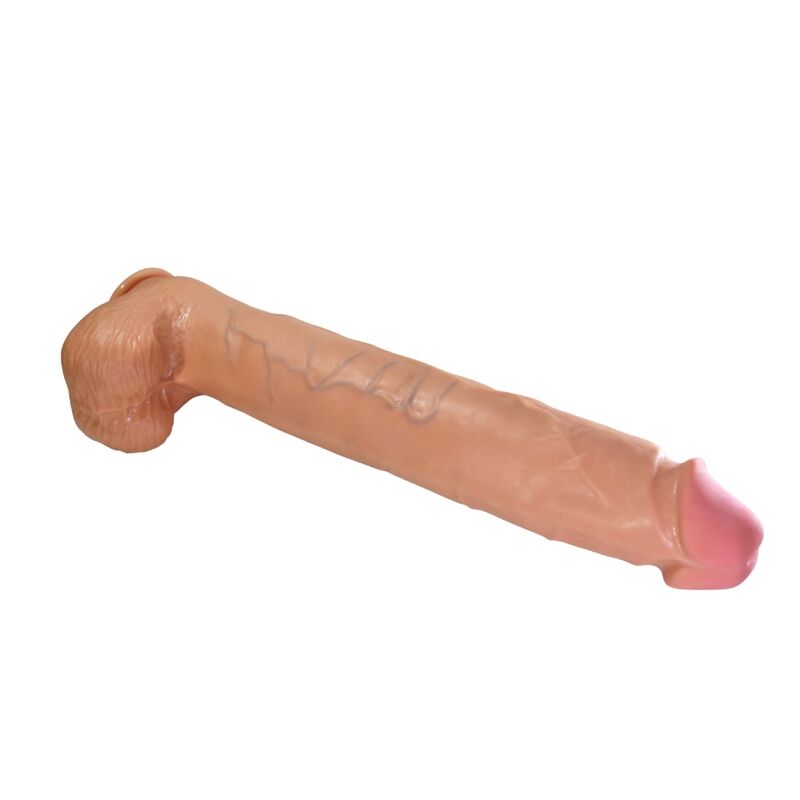 PRETTY LOVE - RAEL DILDO REALÍSTICO FLEXIBLE CON VENTOSA 40 CM -Ø- 6 CM MARRÓN - Imagen 3