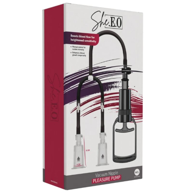 SHE.E.O - BOMBA DE VACÍO PARA PEZONES M/L - Imagen 2