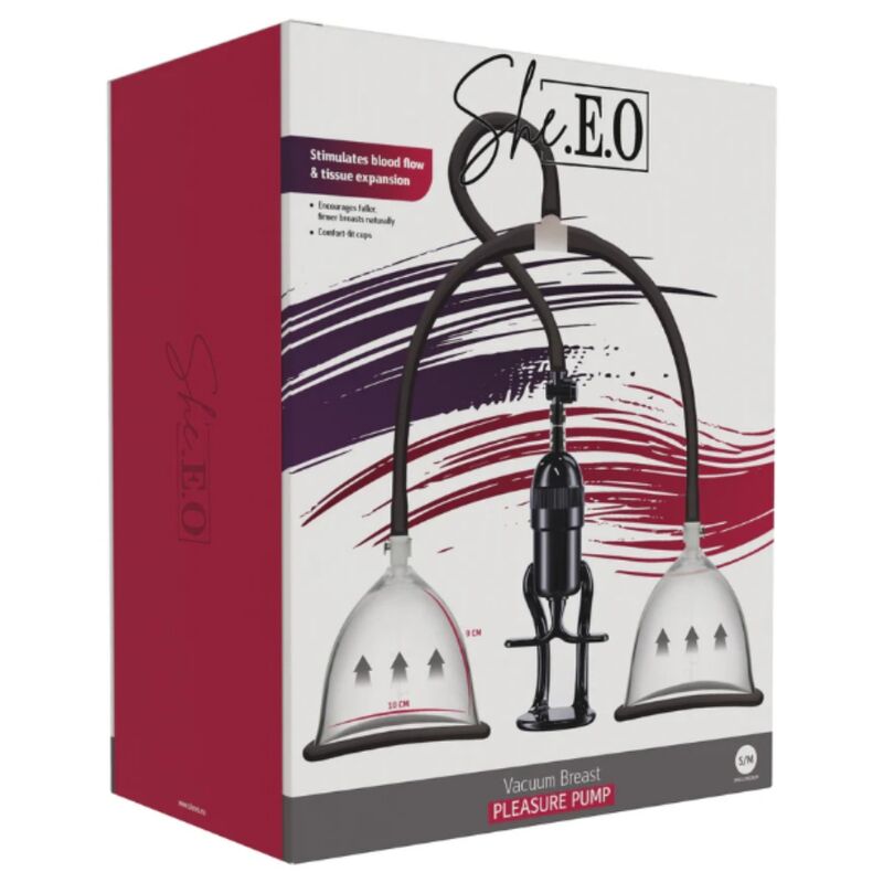 SHE.E.O - BOMBA DE VACÍO PARA PECHOS S/M - Imagen 3