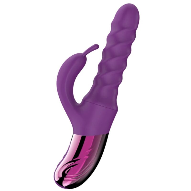 SHE.E.O - VIBRADOR RABBIT SWIRL MORADO - Imagen 3