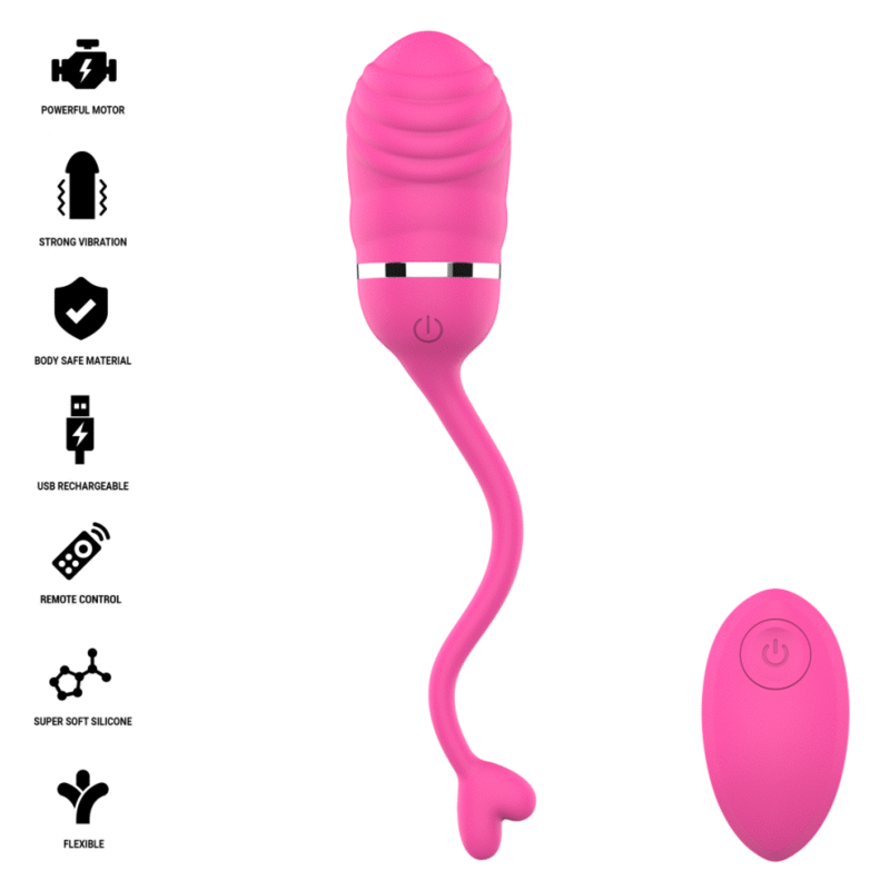 INTENSE - SOOKIE HUEVO VIBRADOR CON CONTROL REMOTO ROSA - Imagen 4