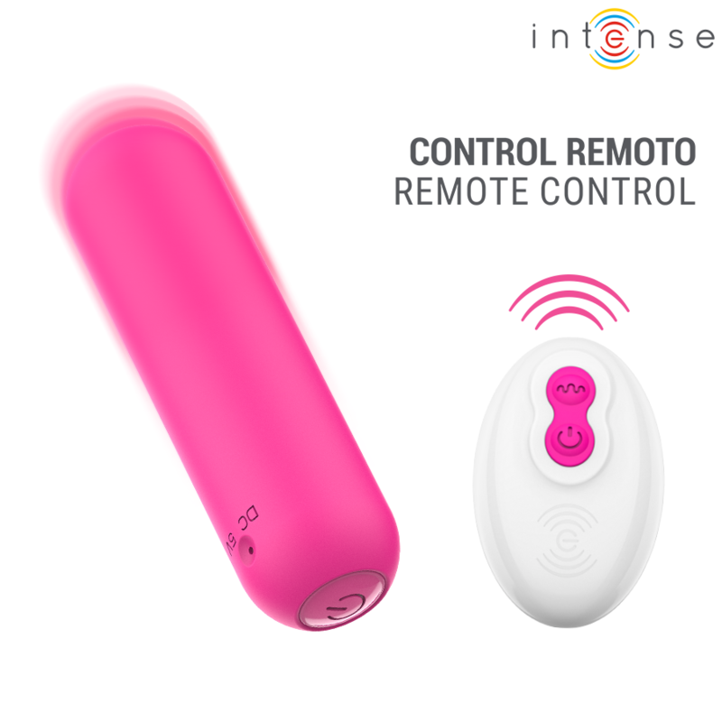 INTENSE - JUDY BALA VIBRADORA RECARGABLE CON CONTROL REMOTO ROSA - Imagen 4