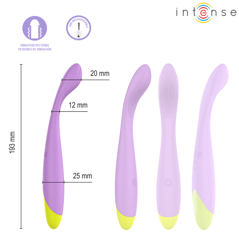 INTENSE LUCCA — ESTIMULADOR FLEXIBLE PARA PUNTO G - Imagen 4