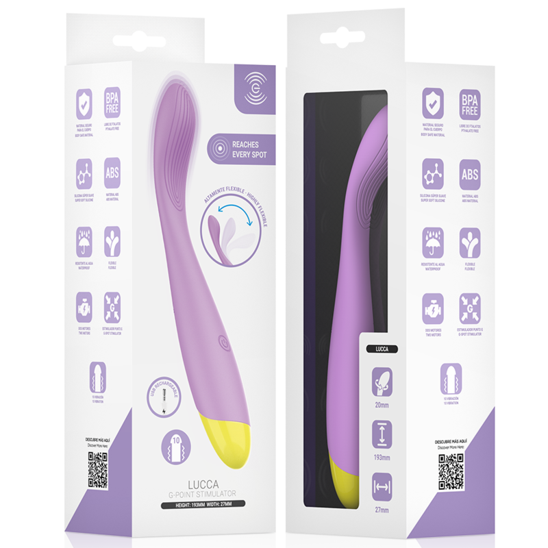 INTENSE LUCCA — ESTIMULADOR FLEXIBLE PARA PUNTO G - Imagen 2