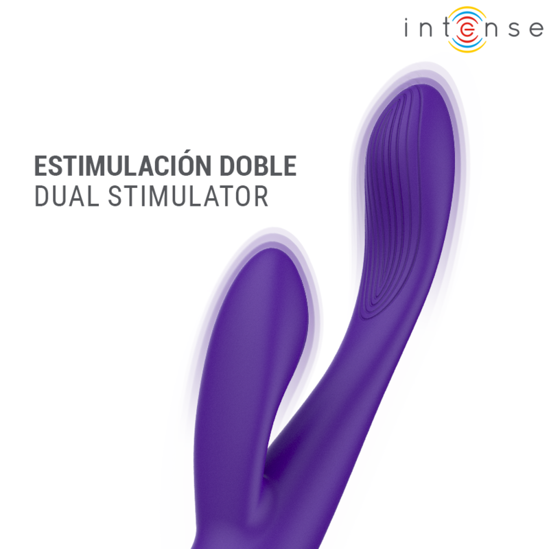 INTENSE - PAOLO ESTIMULADOR RABBIT RECARGABLE PARA PUNTO G Y CLÍTORIS - Imagen 6