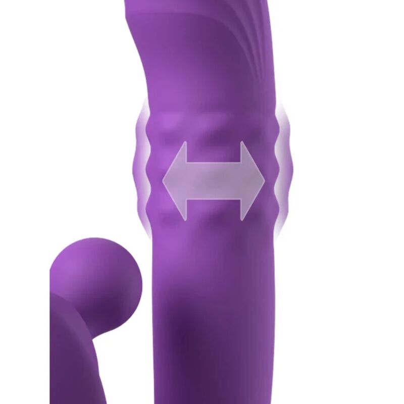 FANTASY FOR HER - HARMONI PRO PURPLE VIBRADOR RABBIT PARA PUNTO G Y CLÍTORIS - Imagen 4
