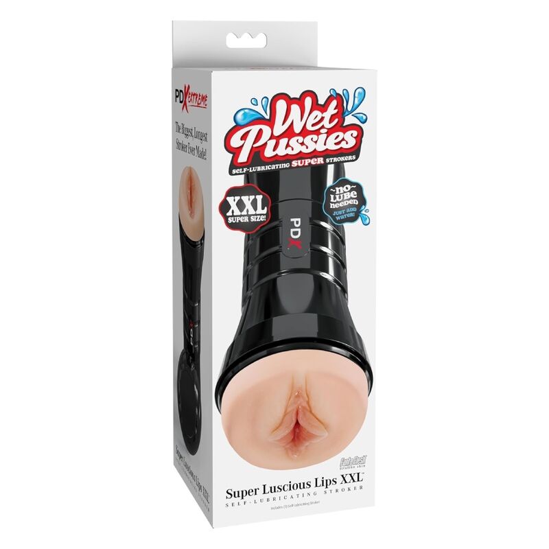 PDX EXTREME - MASTURBADOR WET PUSSIES SUPER LUSCIOUS LIPS XXL LIGHT - Imagen 5