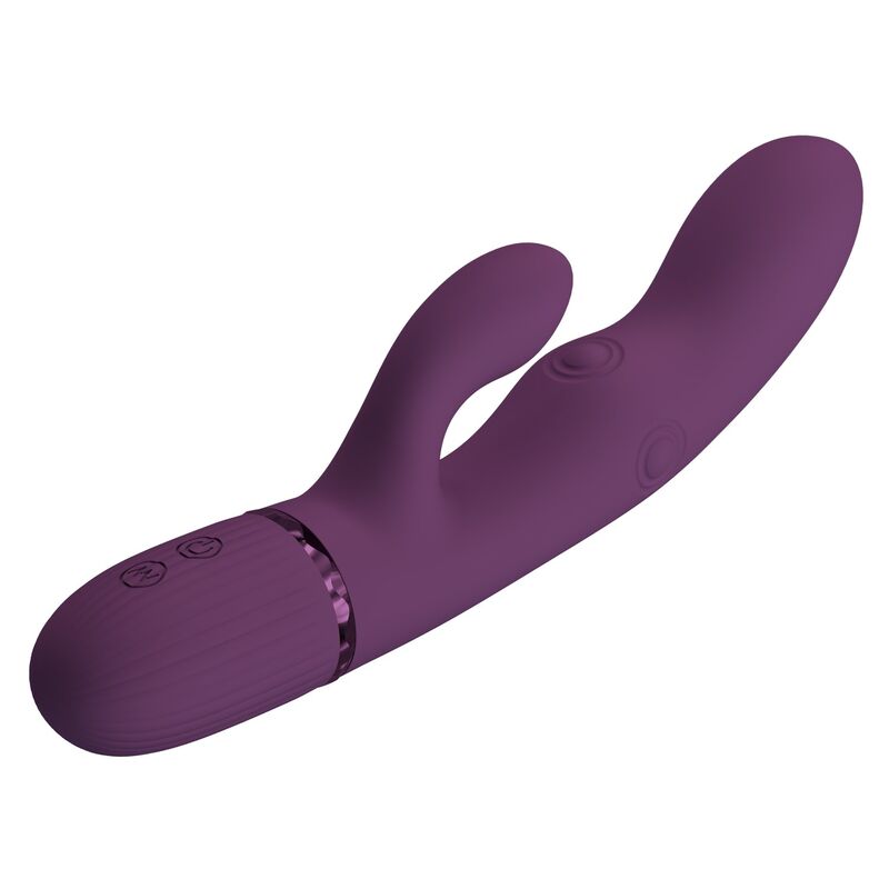 PRETTY LOVE - ZACH VIBRADOR RABBIT RECARGABLE CON EMPUJE 5+5 FUNCIONES - Image 5