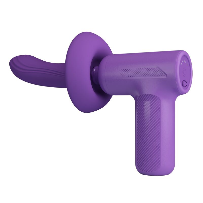PRETTY LOVE - VITO PISTOLA DE MASAJE CON EMPUJE 5 MODOS MORADO - Image 8