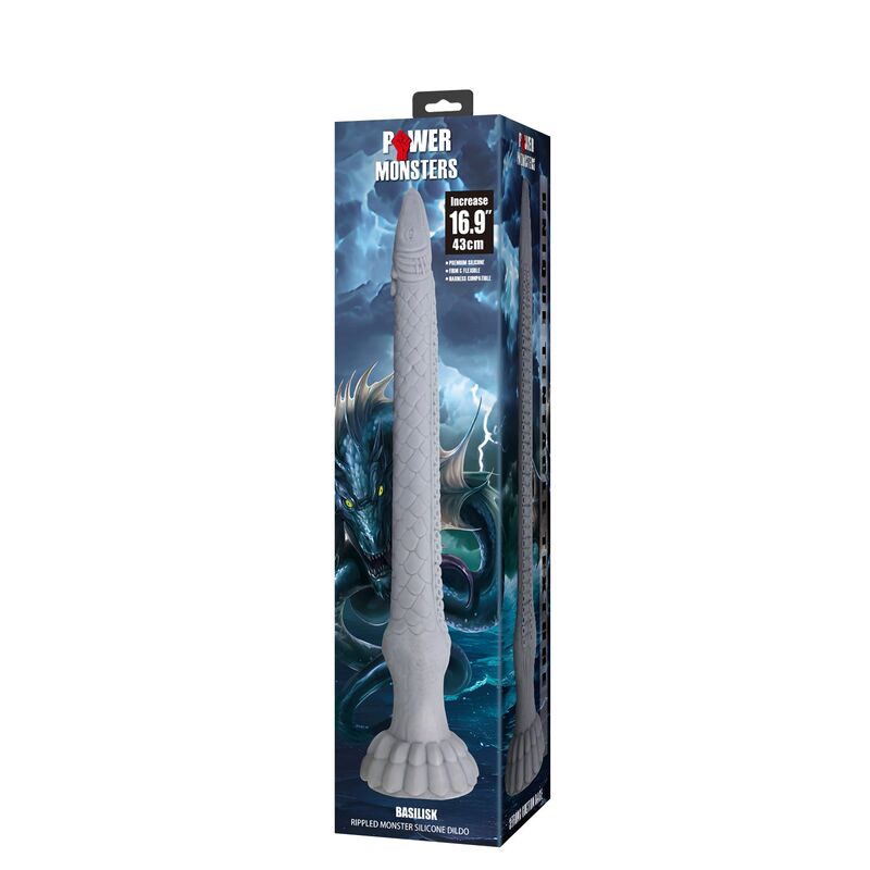 POWER MONSTERS - BASILISK DILDO 43 CM Ø 5 CM - Imagen 3
