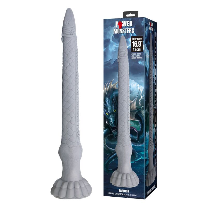 POWER MONSTERS - BASILISK DILDO 43 CM Ø 5 CM - Imagen 4