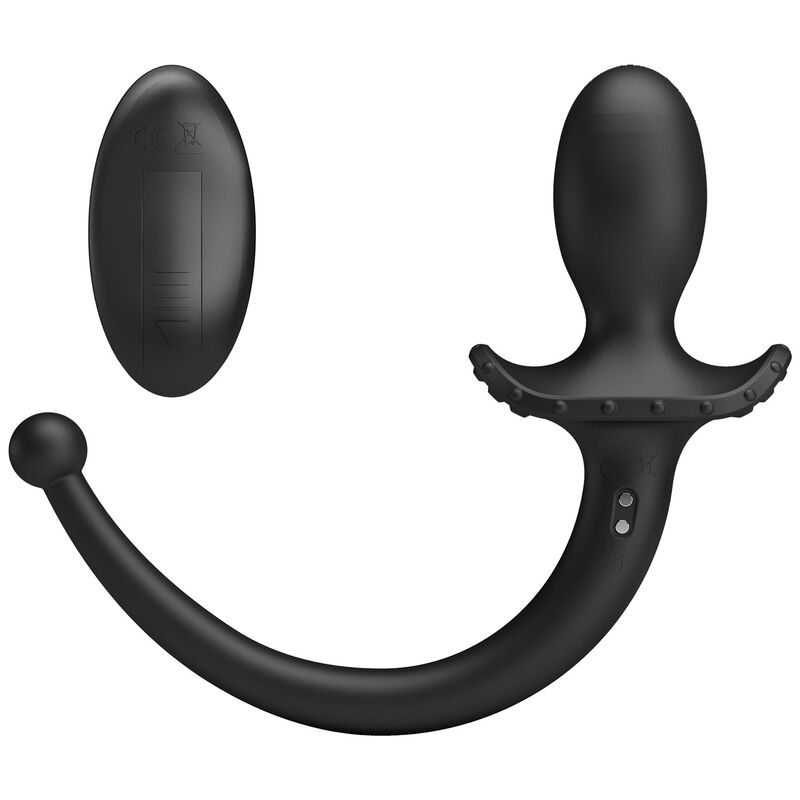 MR PLAY - VIBRADOR ANAL Y PERINEAL CON CONTROL REMOTO INALÁMBRICO NEGRO - Imagen 9