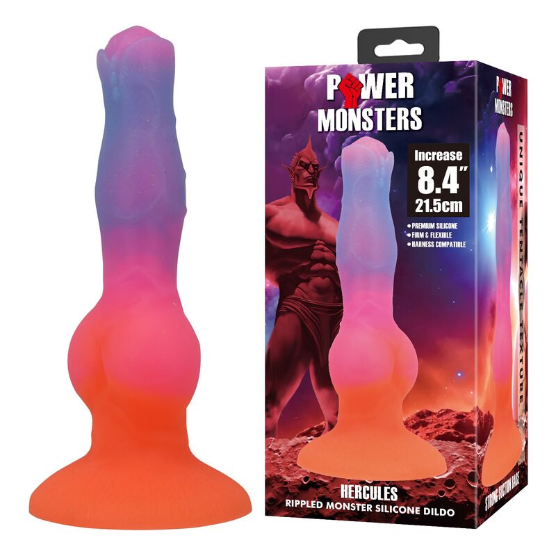 POWER MONSTERS - HERCULES DILDO 21,5 CM Ø 5 CM - Imagen 2