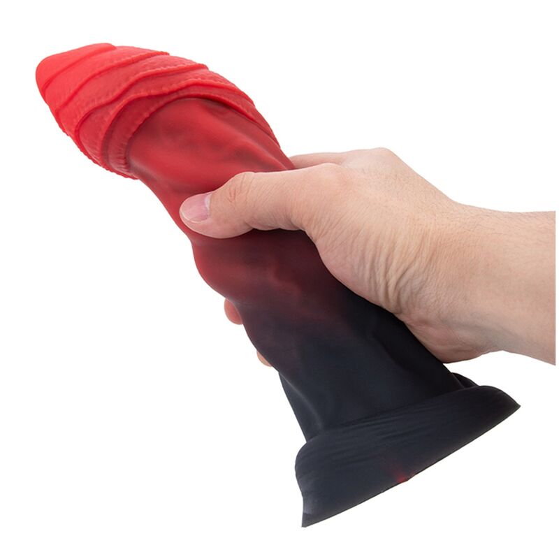 POWER MONSTERS - INFERNAL GOLIATH DILDO BICOLOR 25 CM Ø 6 CM - immagine 7