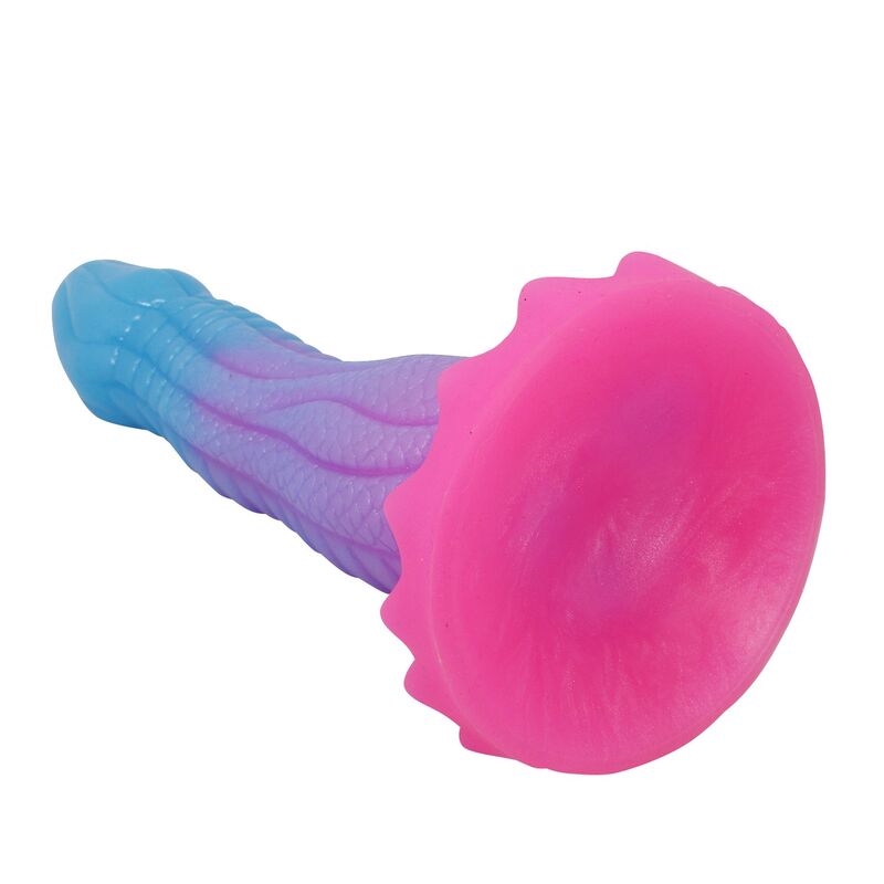 POWER MONSTERS - VOID PYTHON DILDO FANTASÍA CON VENTOSA 20,5 CM Ø 5,2 CM AZUL, LILA Y ROSA - Imagen 7