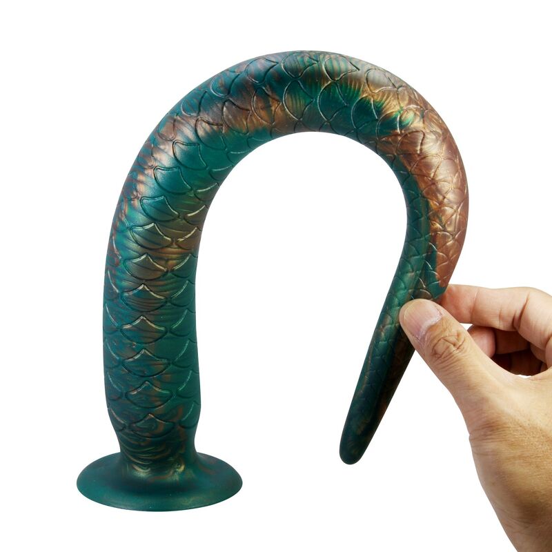 POWER MONSTERS - WILDWYRM TAIL DILDO BICOLOR 47 CM Ø 4 CM - immagine 6