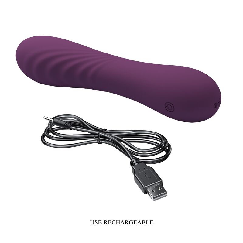 PRETTY LOVE - ALEXISROSE VIBRADOR RECARGABLE 10 FUNCIONES MORADO - Image 9