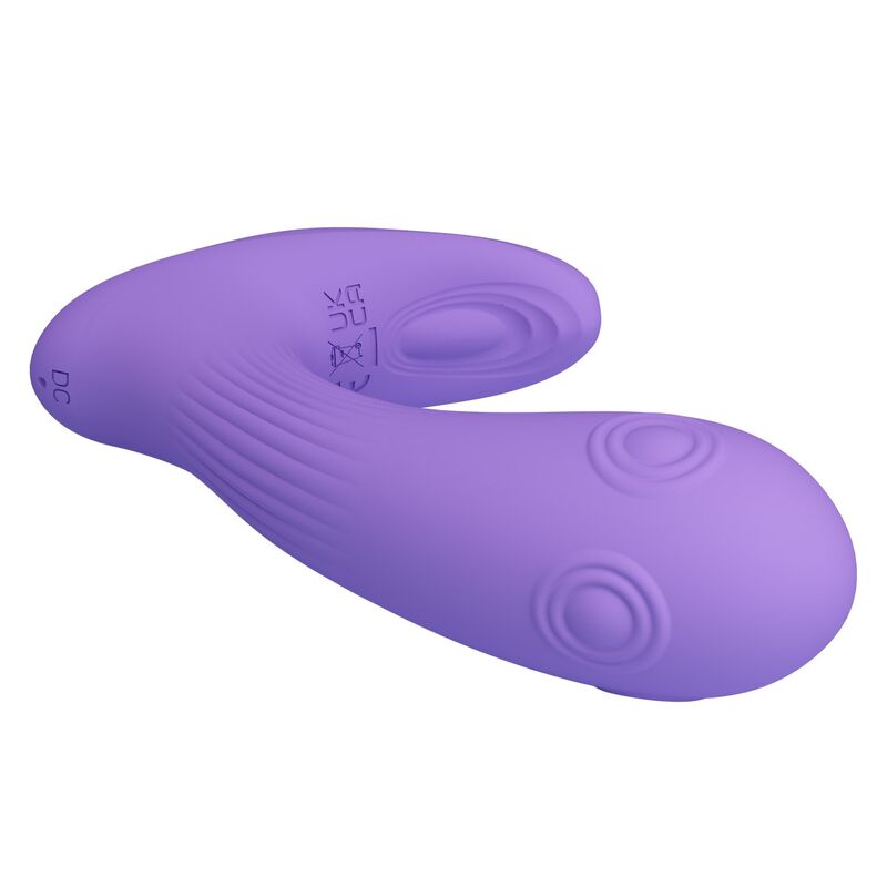 PRETTY LOVE - ANDROMEDA VIBRADOR DE DOBLE ESTIMULACIÓN RECARGABLE MORADO - Imagen 2