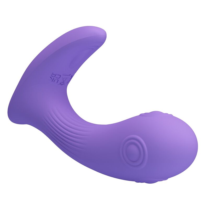 PRETTY LOVE - ANDROMEDA VIBRADOR DE DOBLE ESTIMULACIÓN RECARGABLE MORADO - Imagen 5