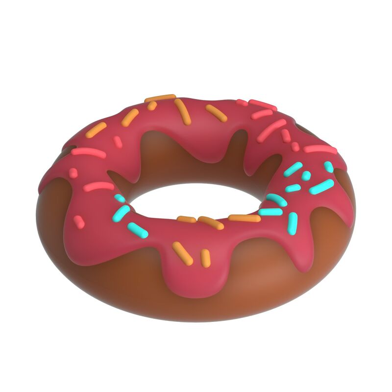 PRETTY LOVE - ANILLO PARA PENE SUPER DONUT ROSA - Imagen 4