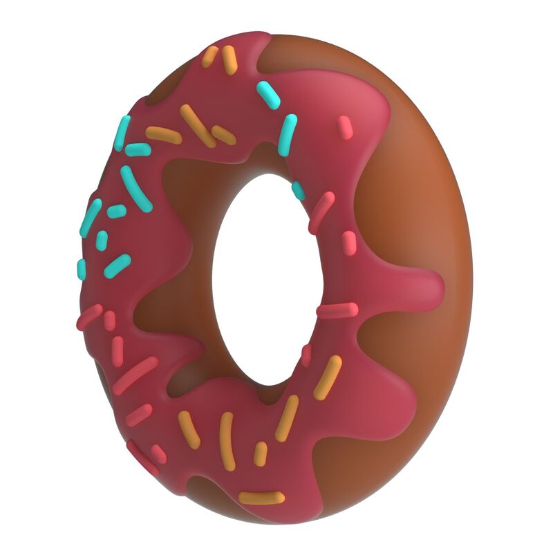 PRETTY LOVE - ANILLO PARA PENE SUPER DONUT ROSA - Imagen 7