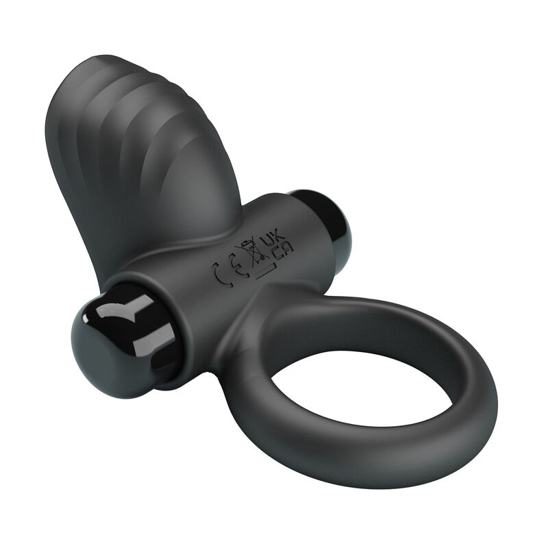 PRETTY LOVE - ANILLO VIBRADOR PARA PENE ADRIEN 10 FUNCIONES NEGRO – Bild 7
