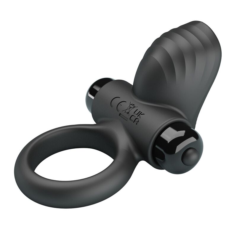 PRETTY LOVE - ANILLO VIBRADOR PARA PENE ADRIEN 10 FUNCIONES NEGRO – Bild 6