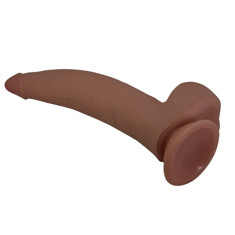 PRETTY LOVE - CUTHBERT DILDO REALÍSTICO FLEXIBLE 20 CM Ø 5 CM TPE MARRÓN - Image 5