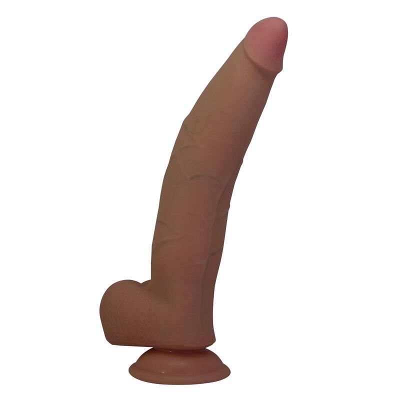 PRETTY LOVE - CUTHBERT DILDO REALÍSTICO FLEXIBLE 20 CM Ø 5 CM TPE MARRÓN - Image 2