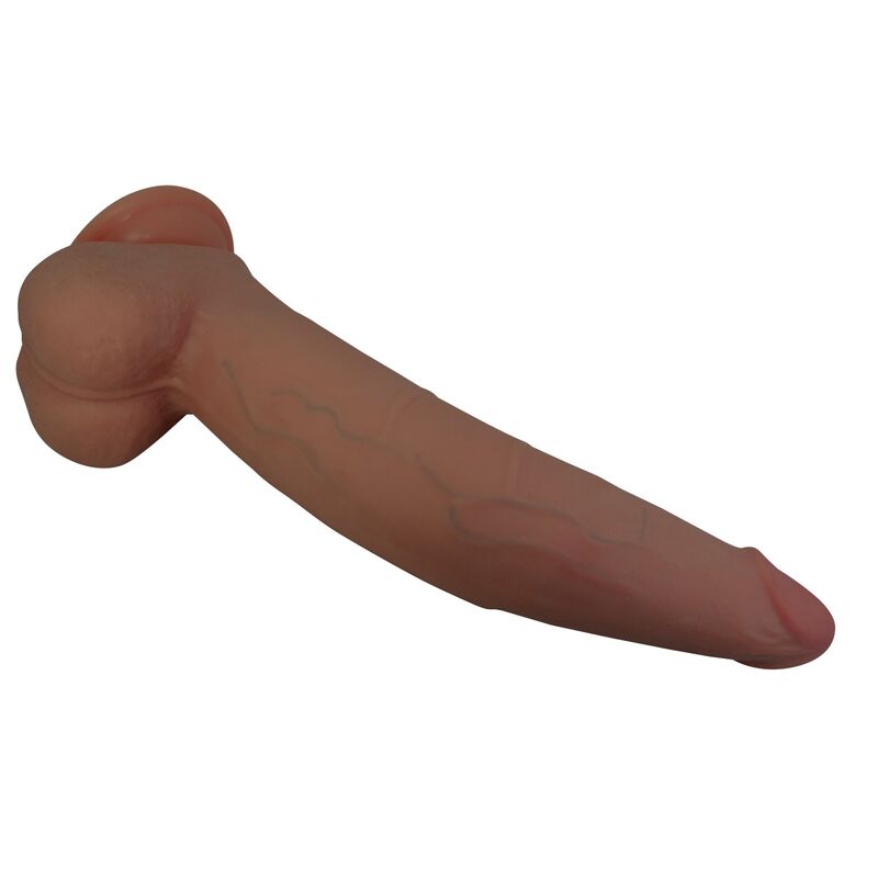 PRETTY LOVE - CUTHBERT DILDO REALÍSTICO FLEXIBLE 20 CM Ø 5 CM TPE MARRÓN - Image 4