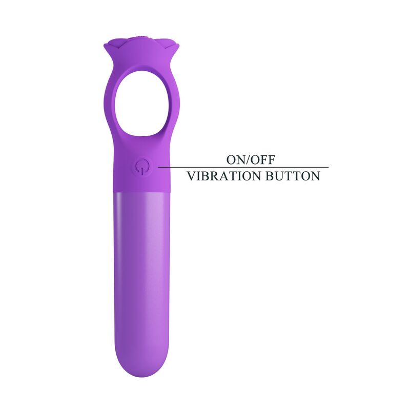 PRETTY LOVE - GIANA MINI MASAJEADOR VIBRADOR RECARGABLE MORADO - Imagen 9