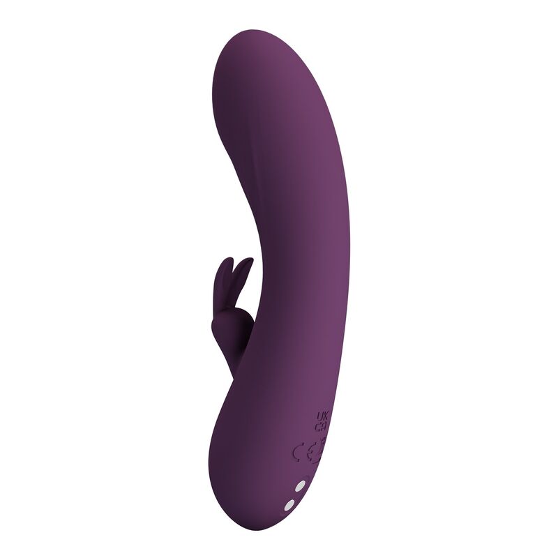 PRETTY LOVE - LANDYN VIBRADOR RABBIT RECARGABLE 10 FUNCIONES MORADO - Image 9