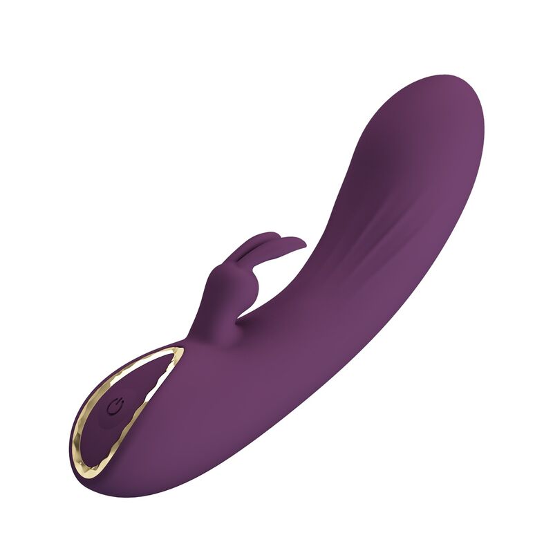 PRETTY LOVE - LANDYN VIBRADOR RABBIT RECARGABLE 10 FUNCIONES MORADO - Image 6