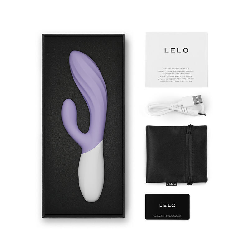 LELO - INA TWIST VIBRADOR RABBIT PUNTO G Y CLÍTORIS LAVANDA - Imagen 9