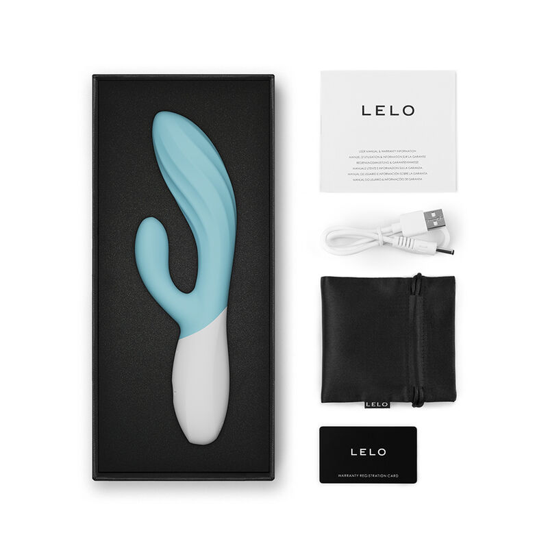 LELO - INA TWIST VIBRADOR RABBIT PUNTO G Y CLÍTORIS TURQUESA - Imagen 7