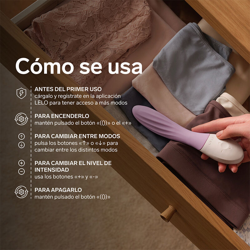 LELO - MONA TWIST VIBRADOR PARA PUNTO G RECARGABLE APP CONTROL LAVANDA LILA - Imagen 8