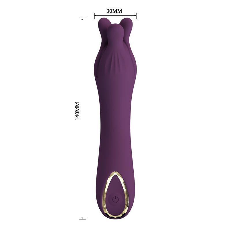 PRETTY LOVE - LUNAO VIBRADOR RECARGABLE 10 FUNCIONES MORADO - Image 4