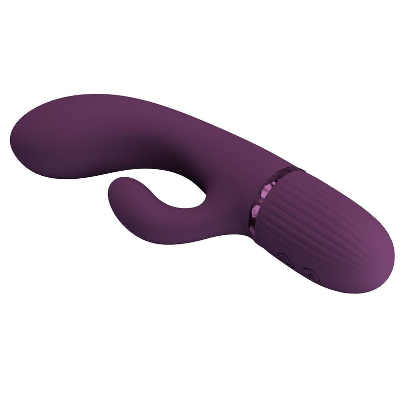 PRETTY LOVE - MARGIE VIBRADOR RABBIT RECARGABLE 10 FUNCIONES MORADO - Image 7