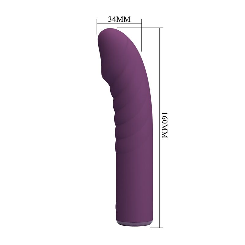 PRETTY LOVE - RYLAND VIBRADOR RECARGABLE 10 FUNCIONES MORADO - Image 3