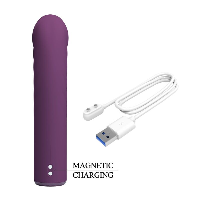 PRETTY LOVE - RYLAND VIBRADOR RECARGABLE 10 FUNCIONES MORADO - Image 8