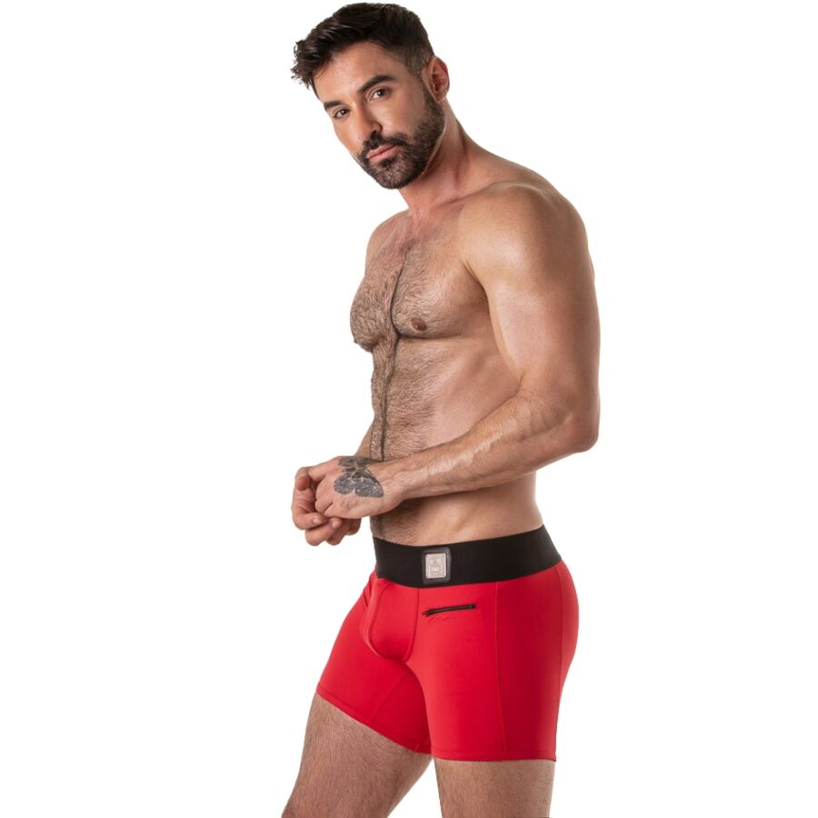LOCKER GEAR - WIDE WAISTBAND TRUNK ROJO M - Imagen 4
