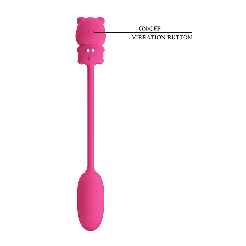 PRETTY LOVE - OLSON HUEVO VIBRADOR CON MANDO POR CABLE RECARGABLE ROSA - Imagen 8