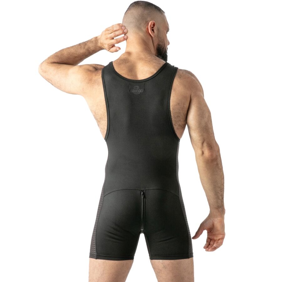 LOCKER GEAR - MONO OPEN ACCESS SINGLET NEGRO S – Image 5