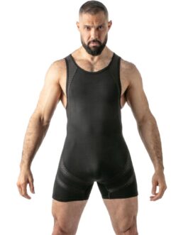 LOCKER GEAR - MONO OPEN ACCESS SINGLET NEGRO XL