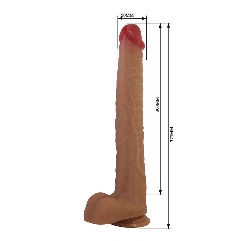 PRETTY LOVE - TERIN PLUS DILDO REALÍSTICO CON VENTOSA 37,6 CM Ø 5,5 CM - Image 4