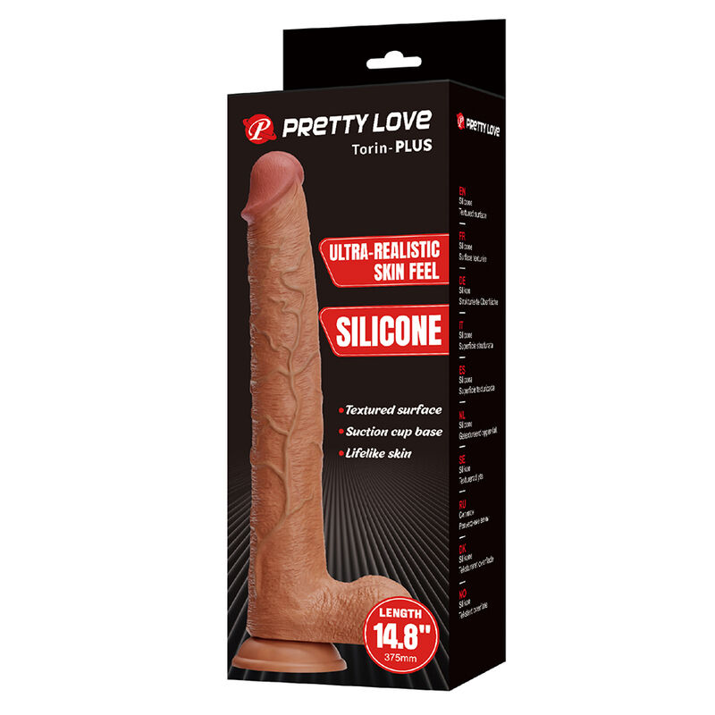 PRETTY LOVE - TERIN PLUS DILDO REALÍSTICO CON VENTOSA 37,6 CM Ø 5,5 CM - Image 5