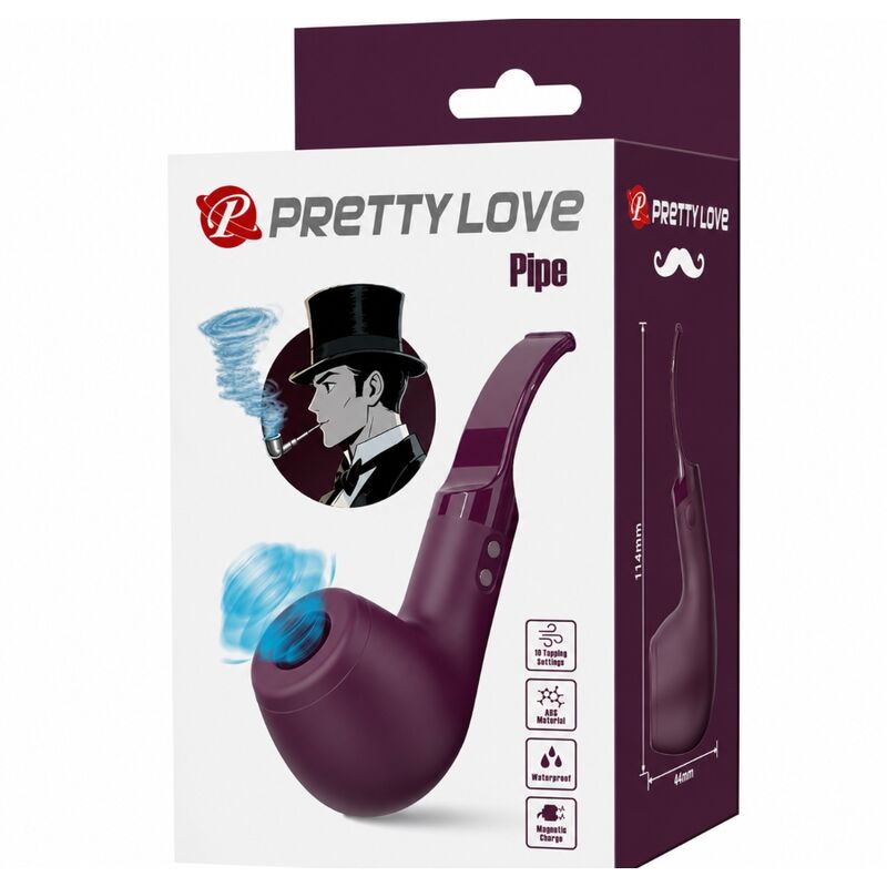 PRETTY LOVE - PIPE ESTIMULADOR CON 10 MODOS DE GOLPETEO MORADO - Imagen 7